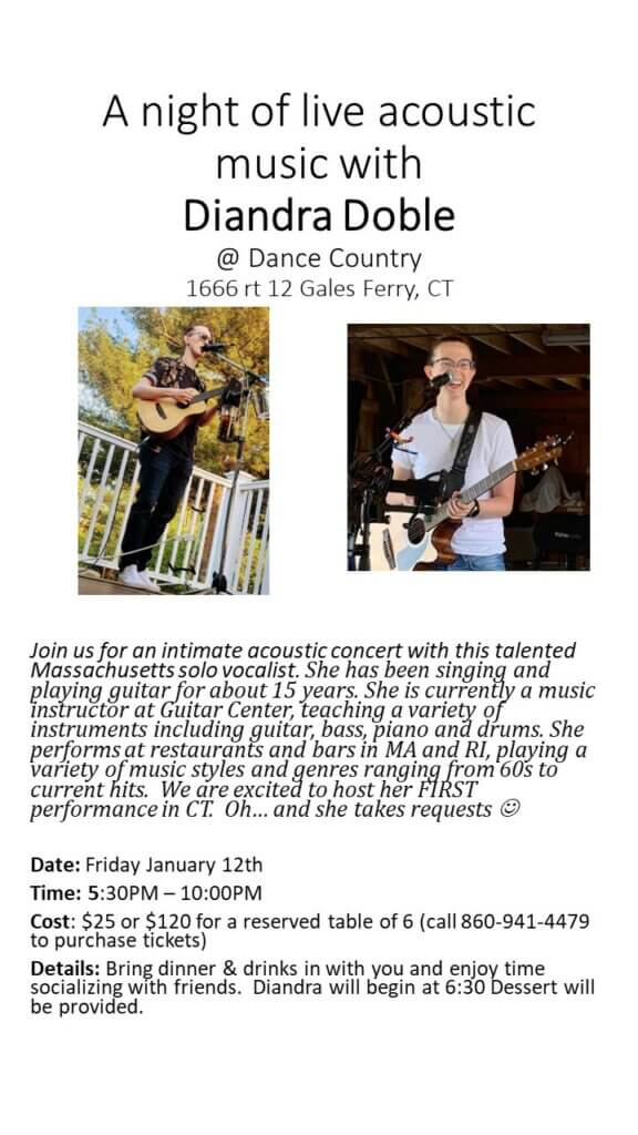 Diandra Performs At Dance Country Gales Ferry CT